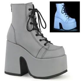 5 Inch Heel CAMEL-203 Gray Reflective