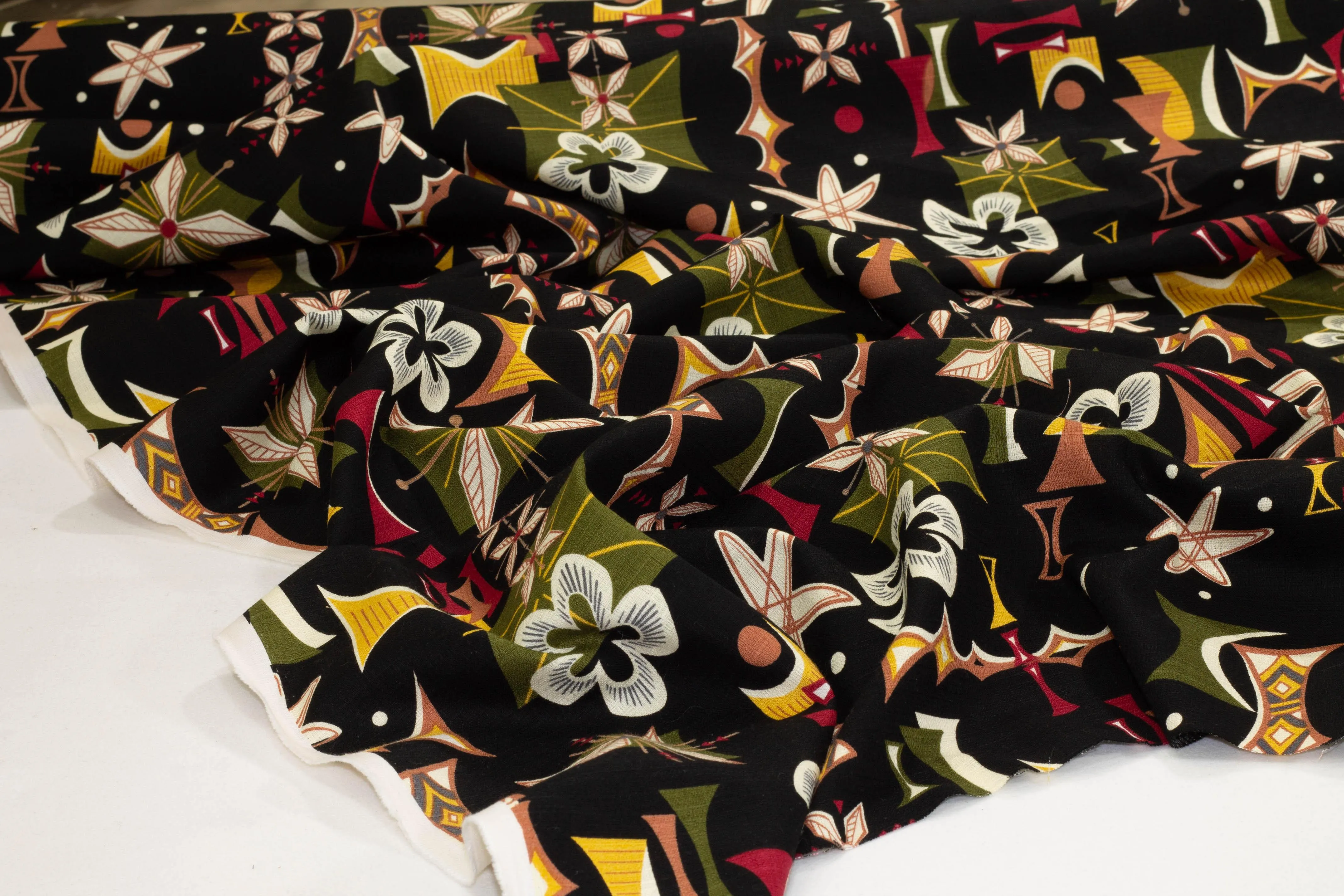 Abstract Cotton - Black