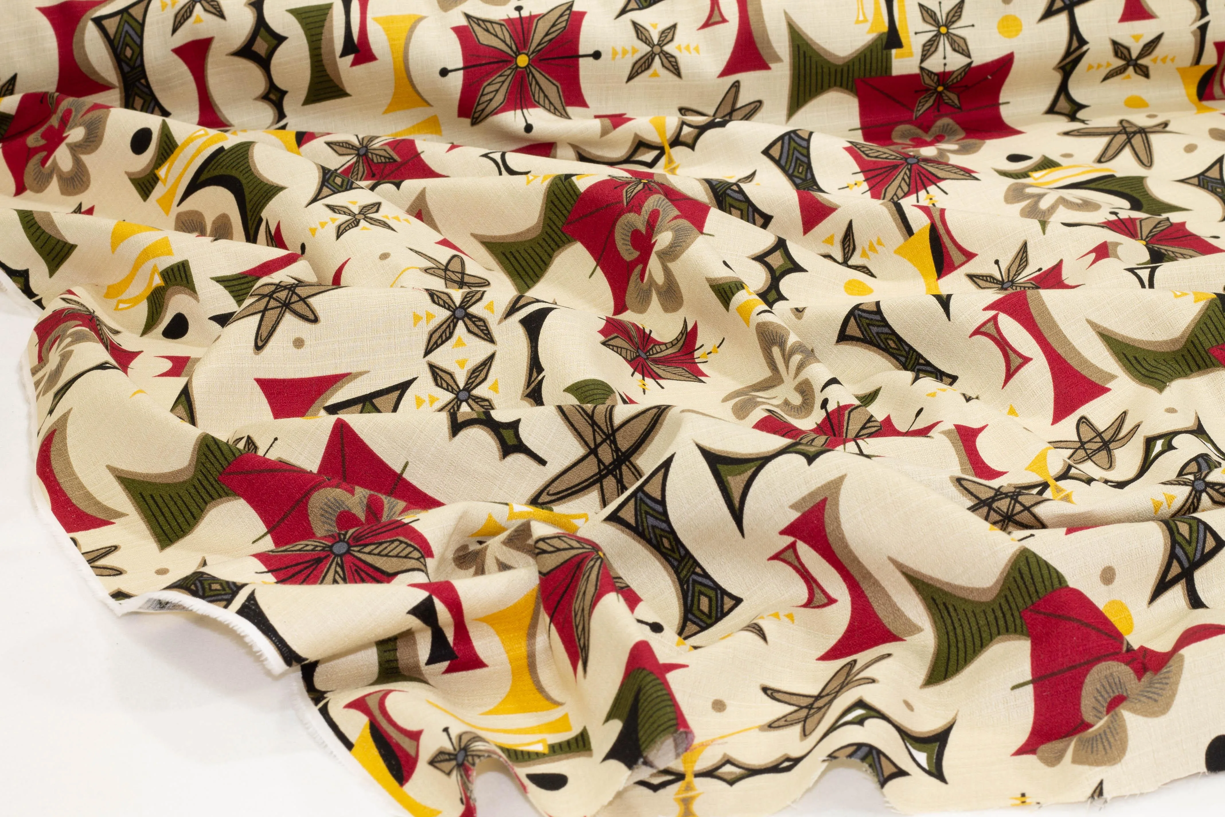 Abstract Cotton - Ivory