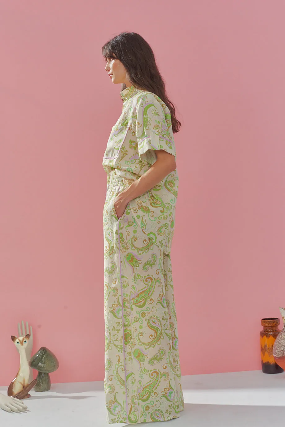 Alemais Marta Pant - Mint