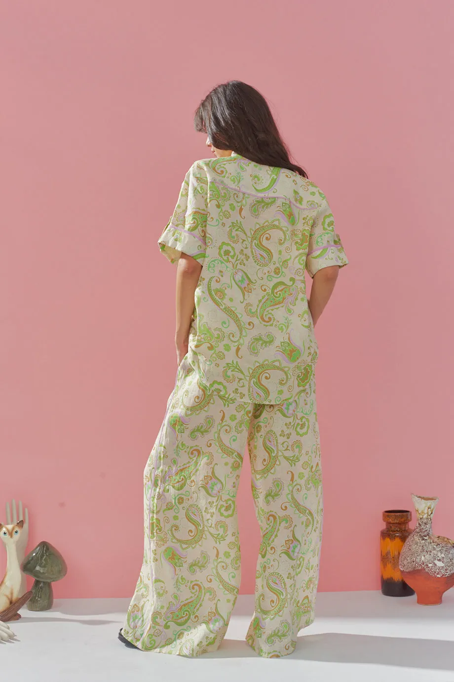 Alemais Marta Pant - Mint