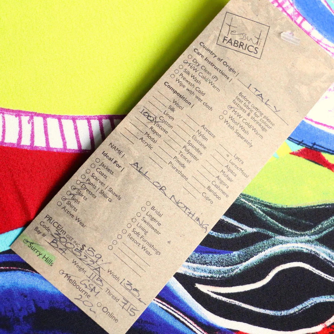 All Or Nothing Viscose Crepe