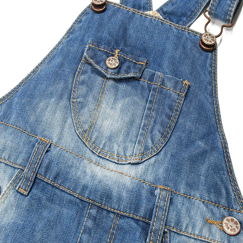 Baby Girls Rose Embroidered Jeans Dress