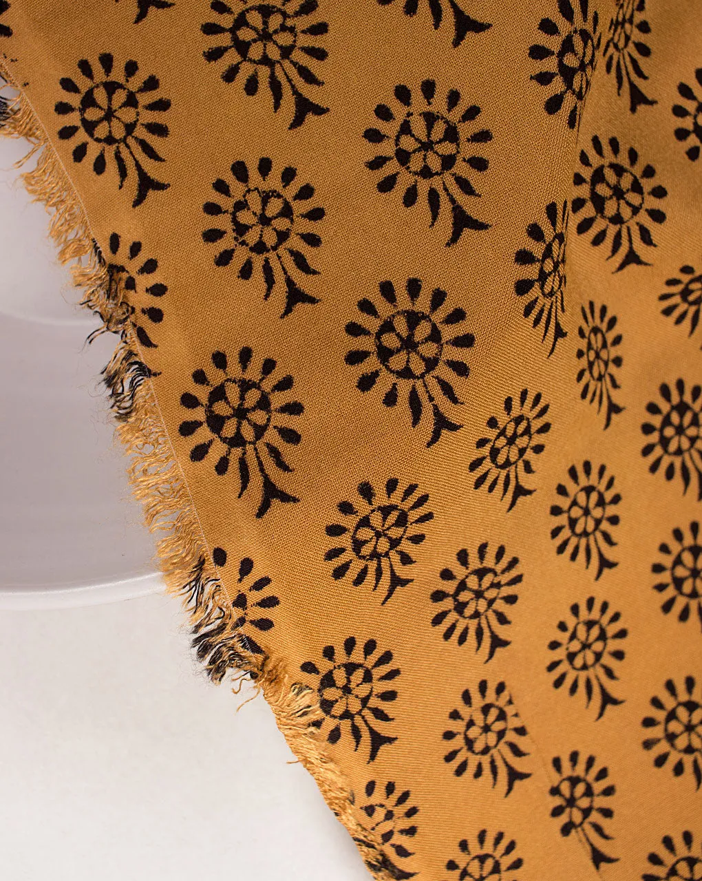 Bagh Print Hand Block Rayon Fabric