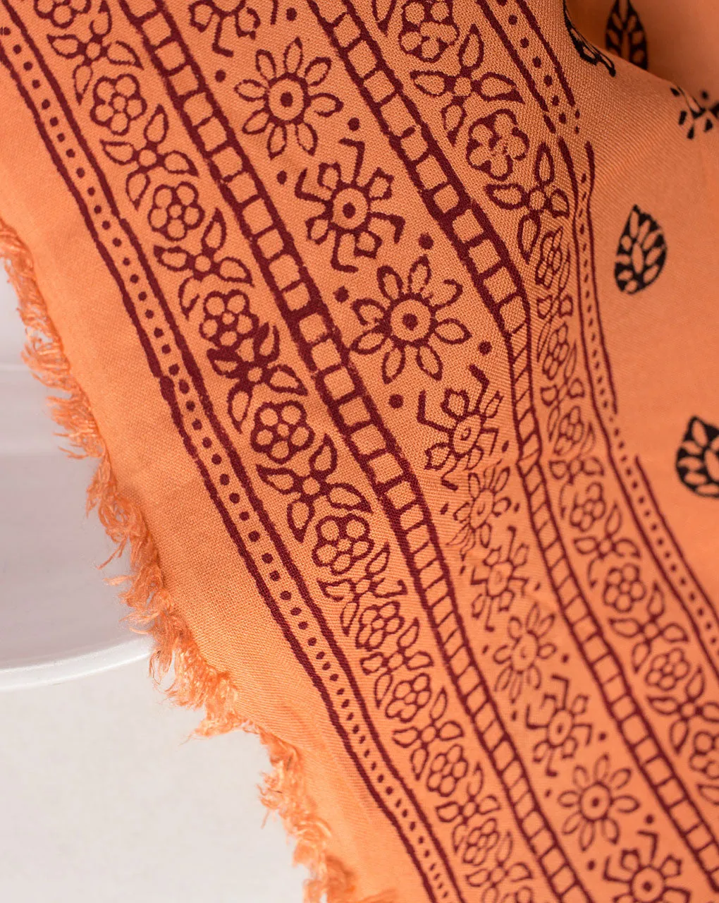 Bagh Print Hand Block Rayon Fabric