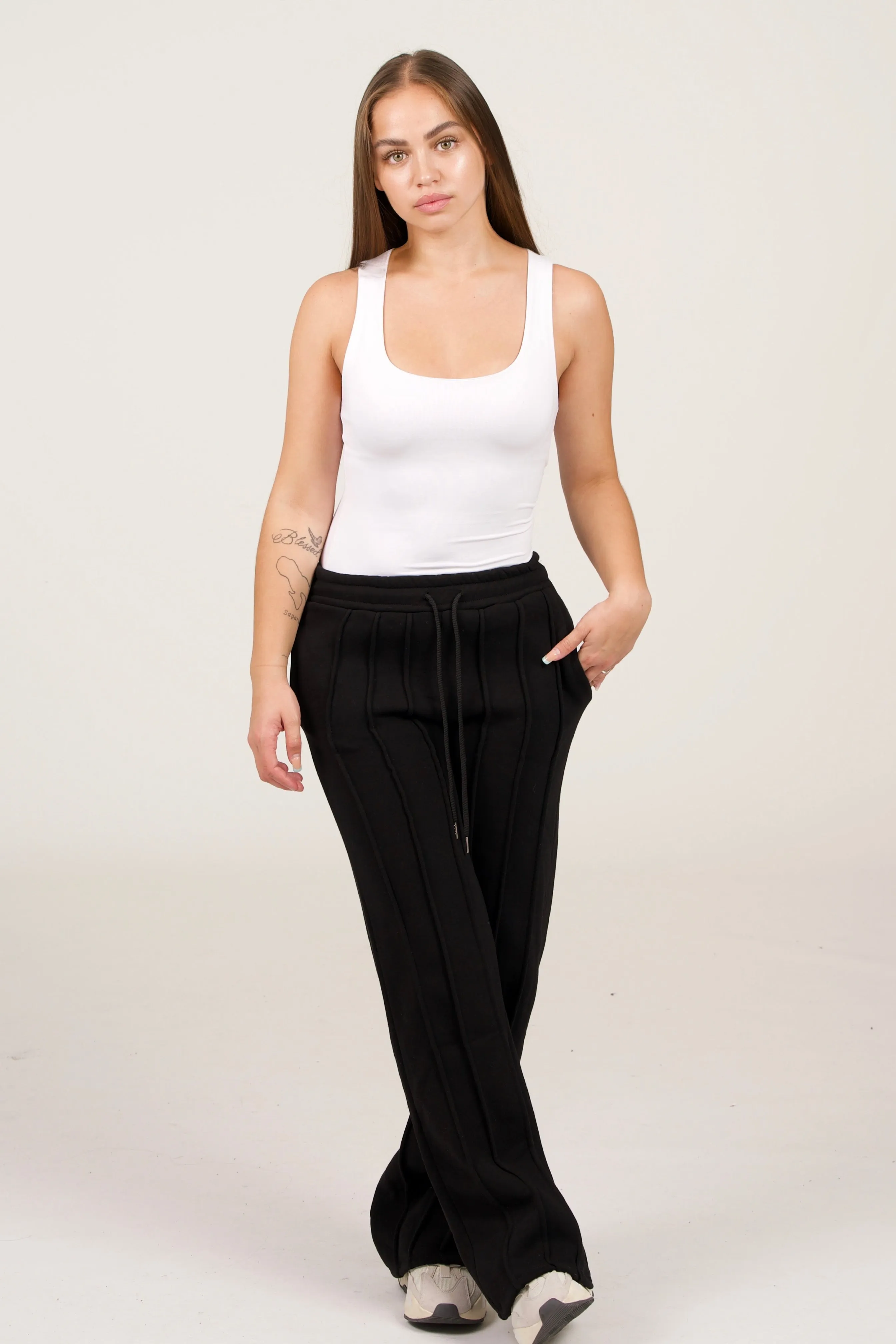 Basic Jogger With Striped