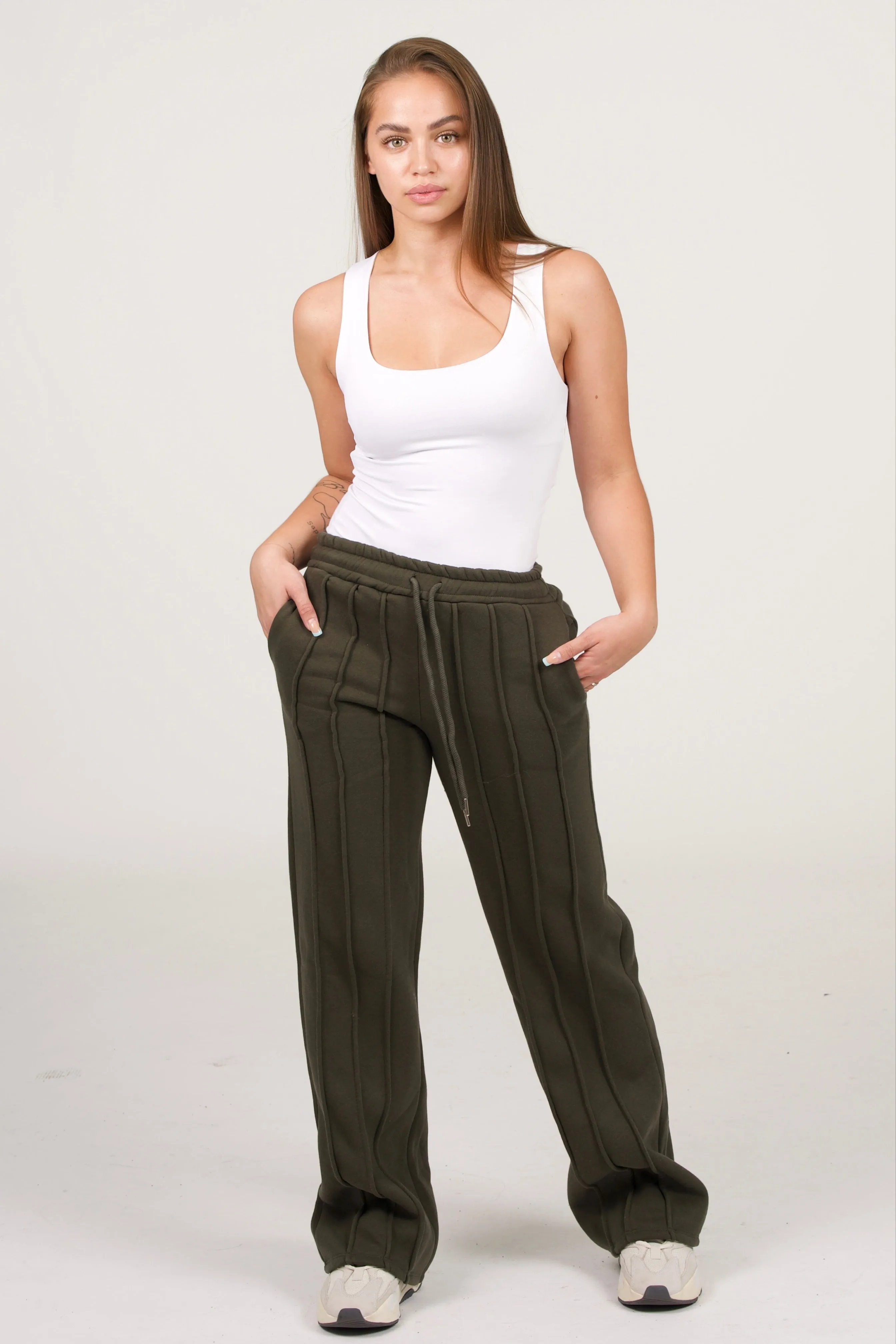 Basic Jogger With Striped