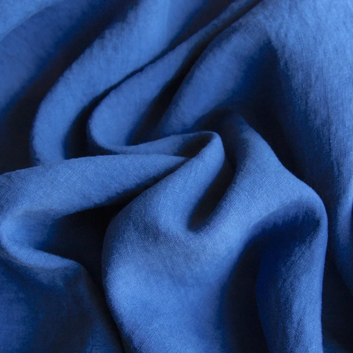 Bedford Lapis Washed Linen