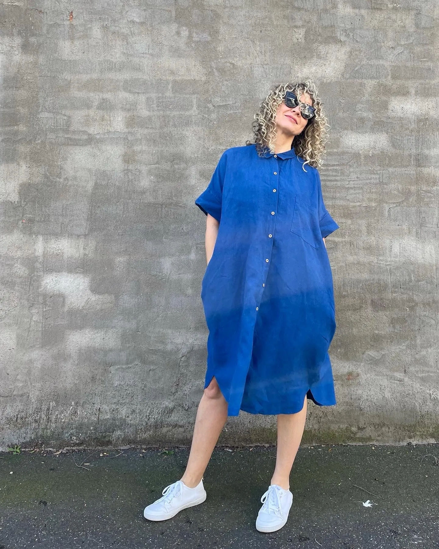 Bedford Lapis Washed Linen