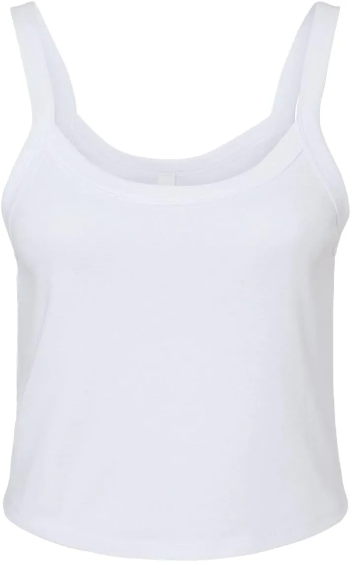 Bella   Canvas Ladies' Micro Ribbed Scoop Tank
