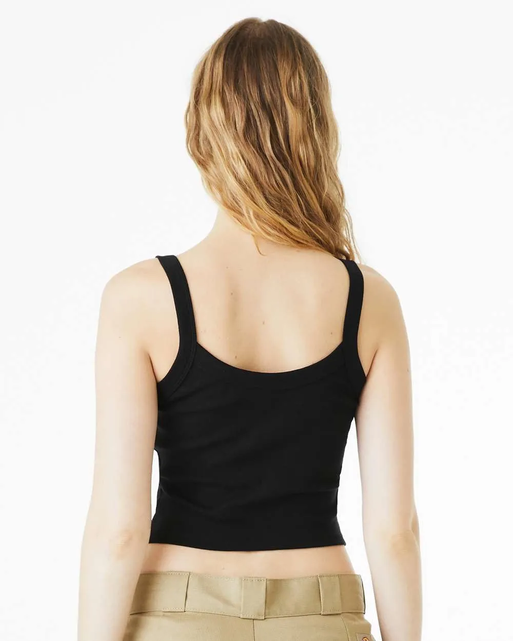 Bella   Canvas Ladies' Micro Ribbed Scoop Tank