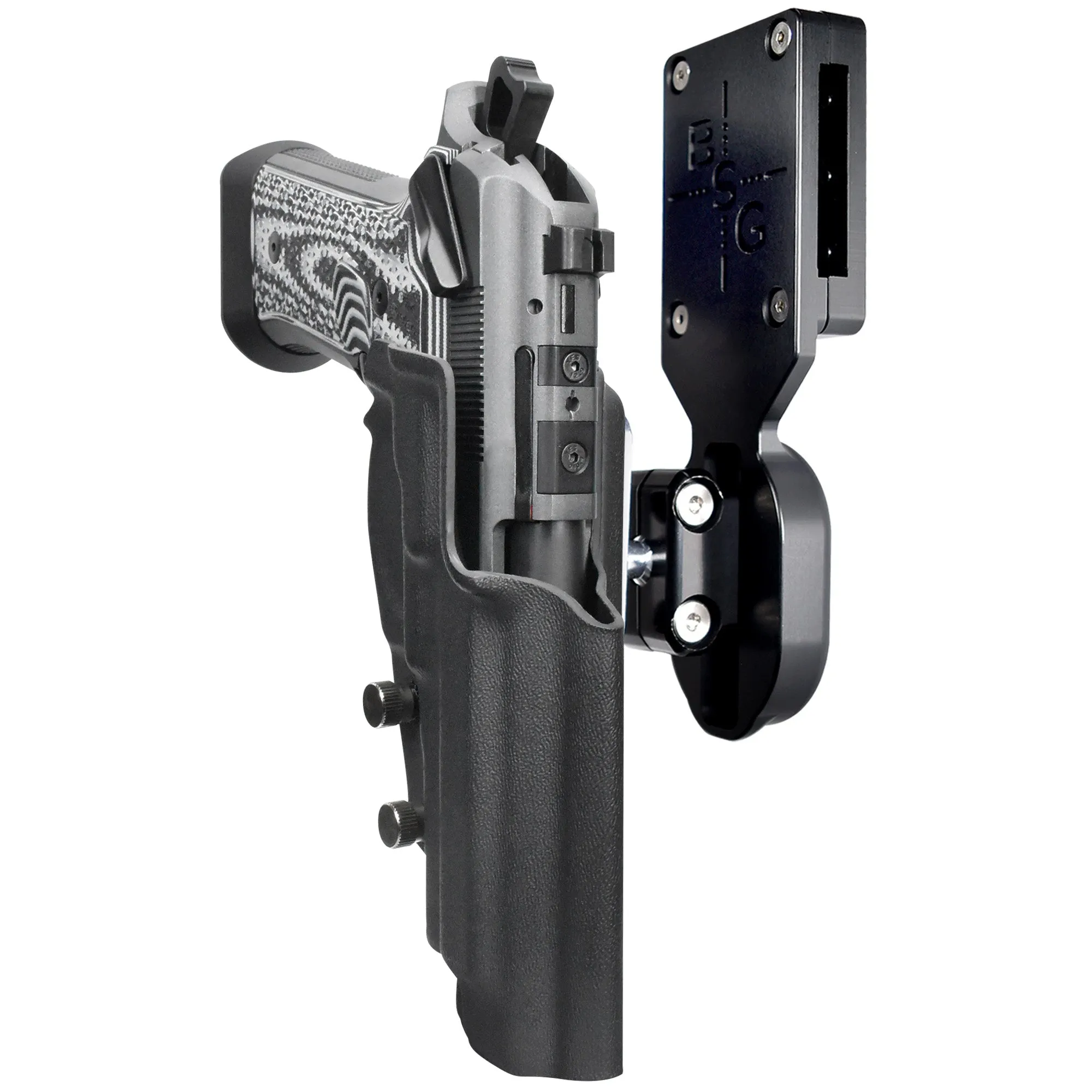Beretta 92XI SAO, SAO Tactical, Squalo Pro Ball Joint Competition Holster