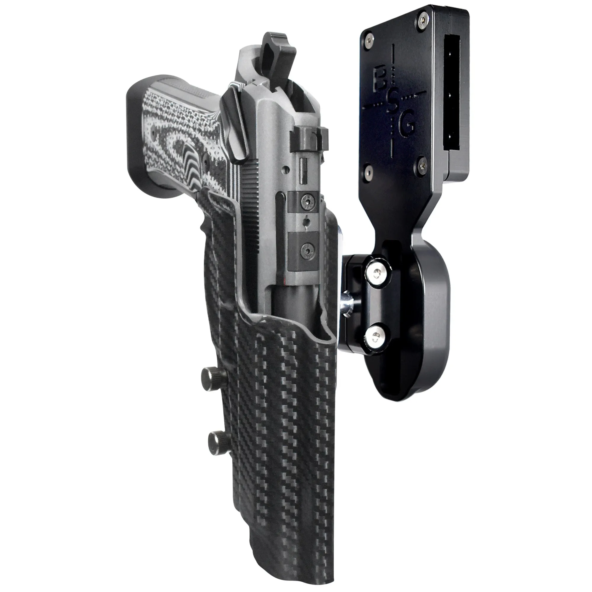 Beretta 92XI SAO, SAO Tactical, Squalo Pro Ball Joint Competition Holster