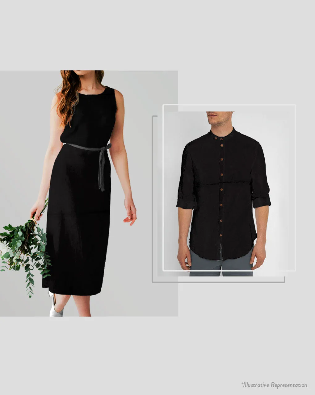 Black Plain Poplin Cotton Fabric ( Widht 60 Inch )
