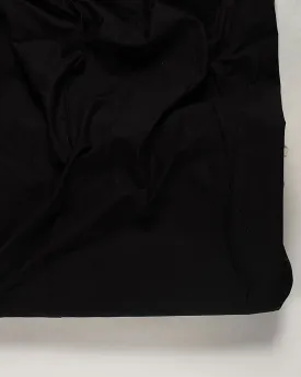 Black Plain Poplin Cotton Fabric ( Widht 60 Inch )
