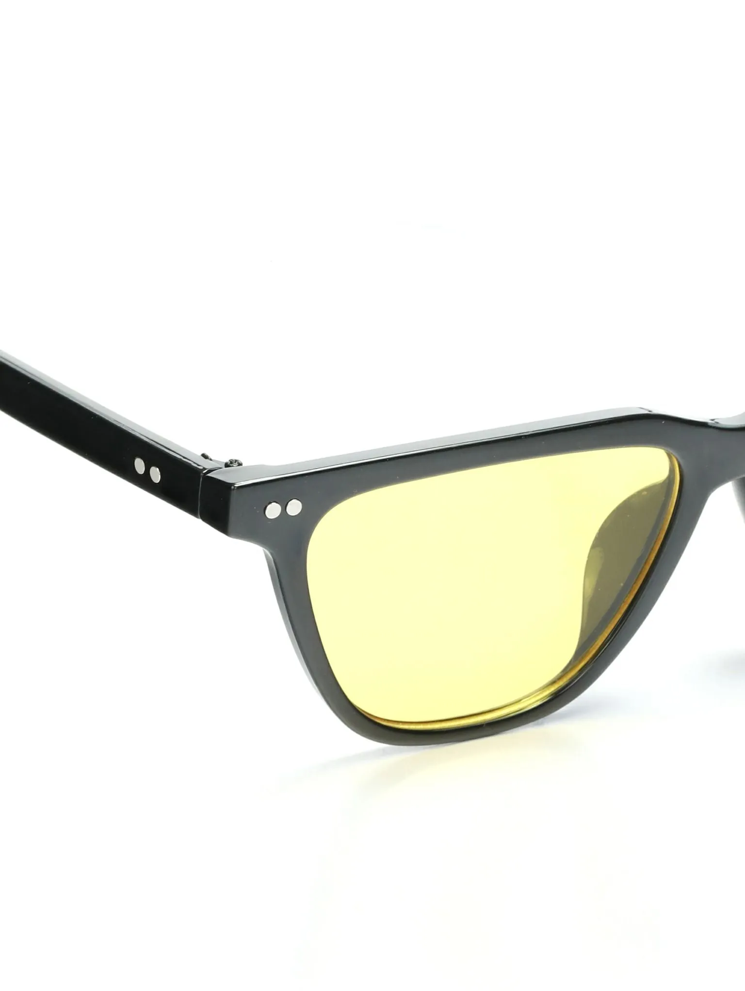 Brown & Yellow Wayfrer Unisex Sunglasses
