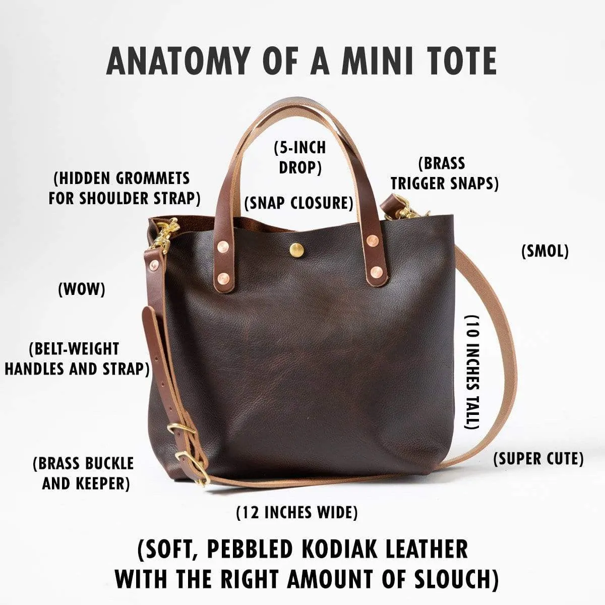Brown Kodiak Mini Tote