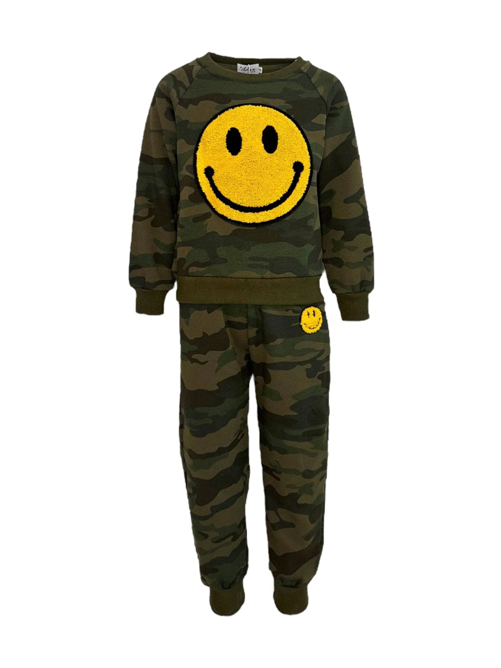 Camo Emoji Smiley Track Set