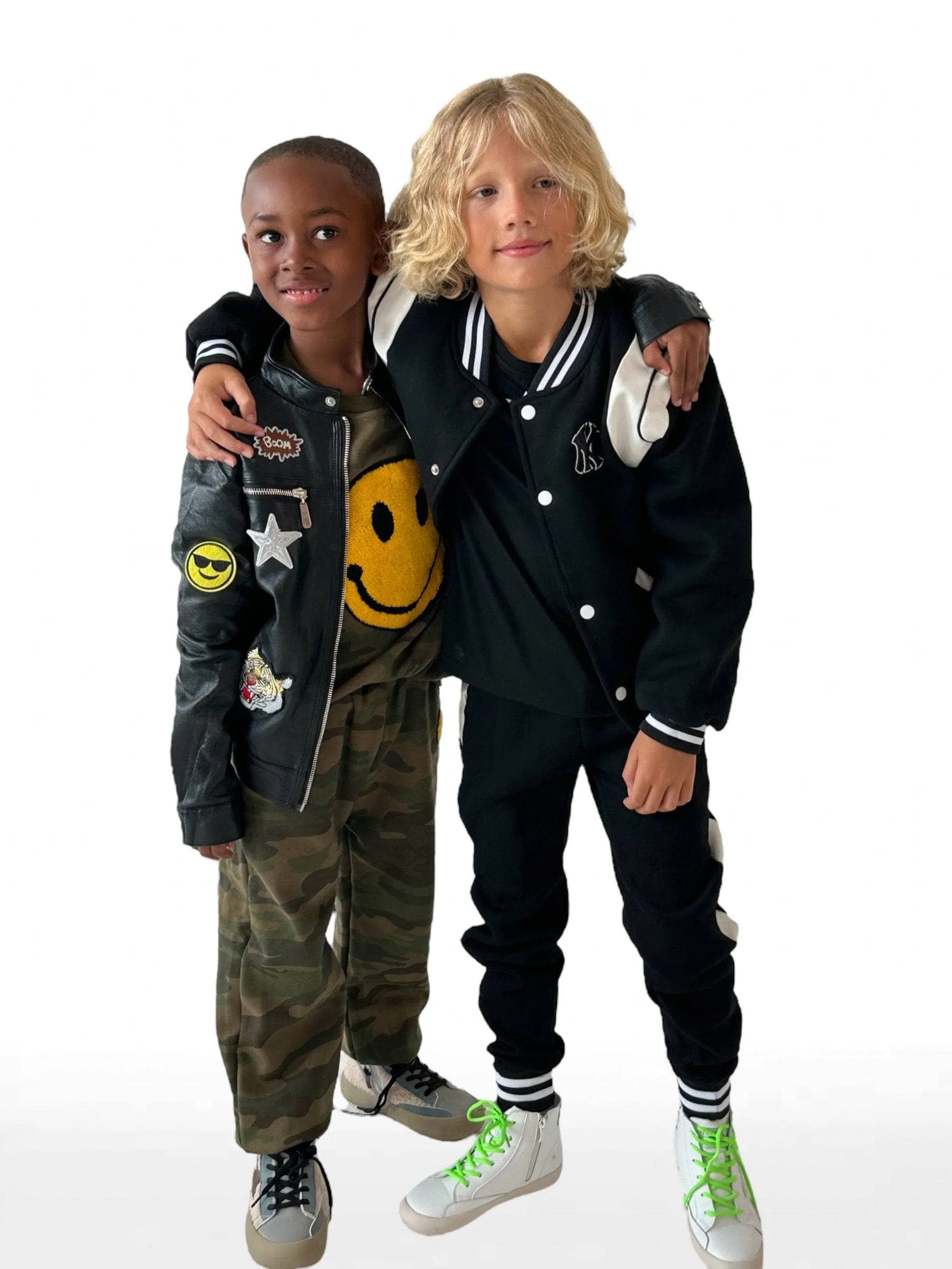 Camo Emoji Smiley Track Set