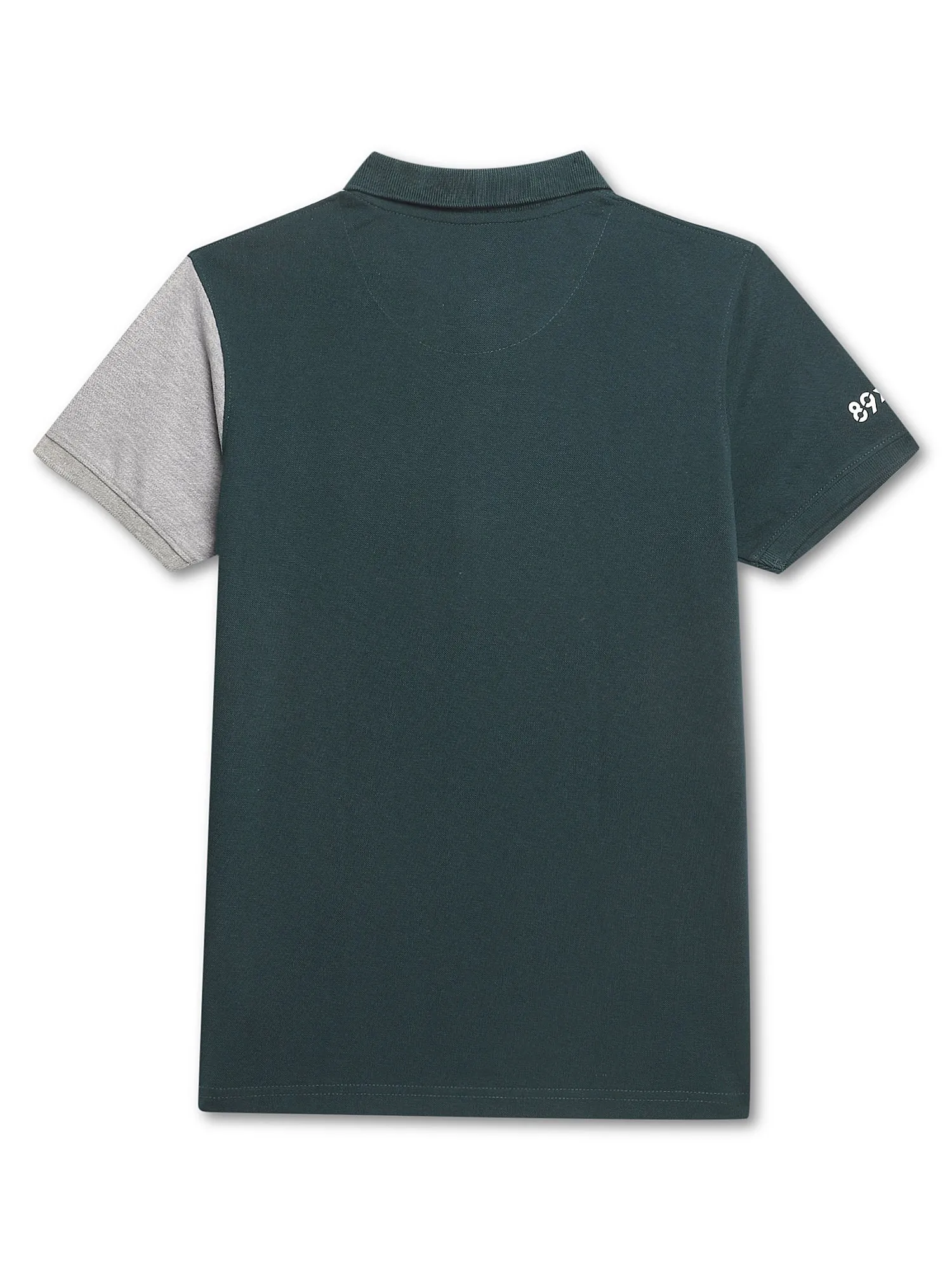 Cantabil Boys Polo Neck Dark Green T-Shirt