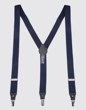 Canvas Twill Suspender Bow Tie