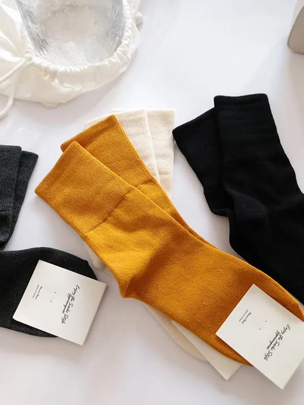 Casual Simple 9 Colors Socks