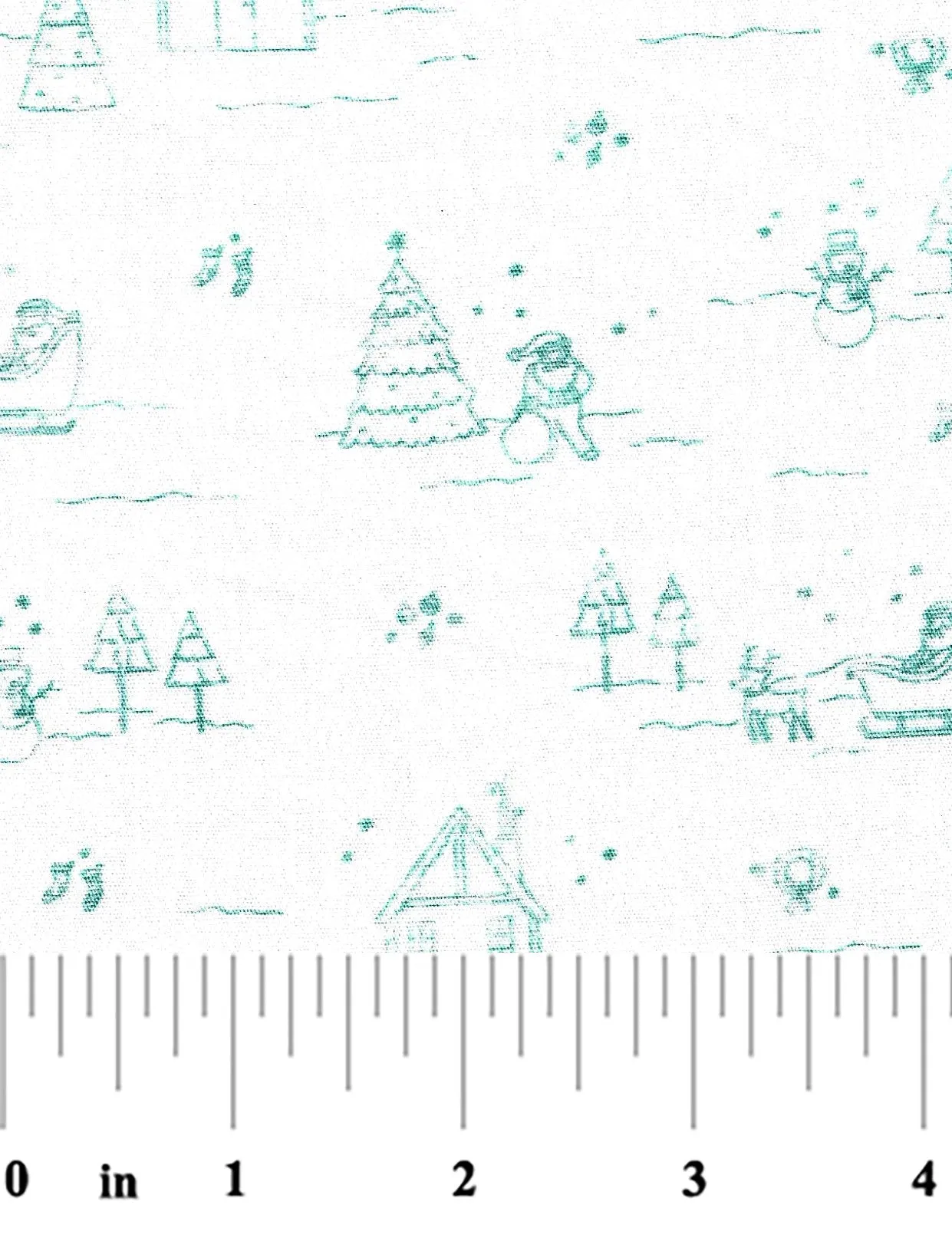 Christmas Scene Green
