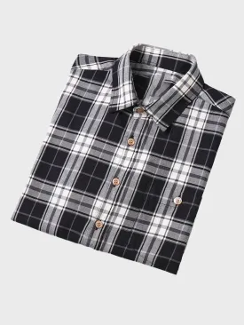 Cotton Plaid Casual Shirt for Men