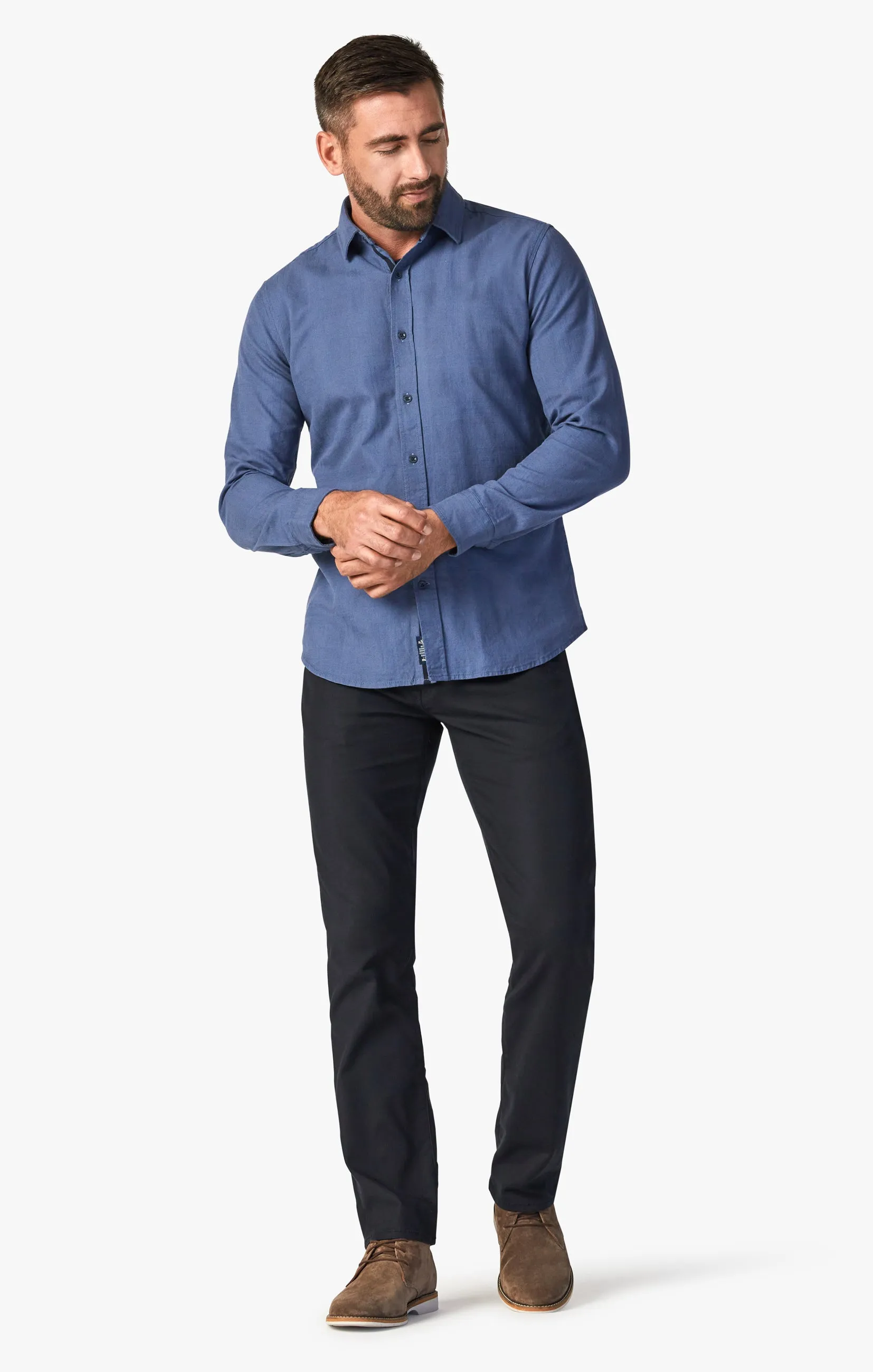 Courage Straight Leg Pants In Black High Flyer