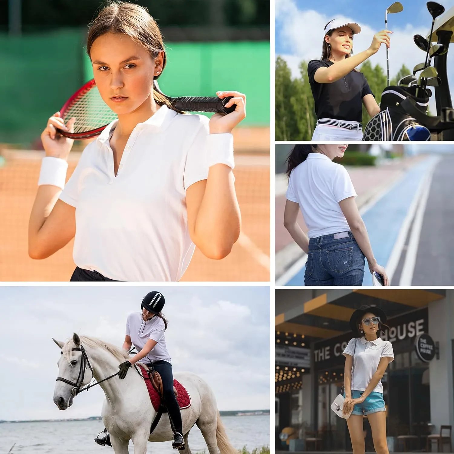 Custom Polo Shirt Women Design Your Own Personalized Customized Golf T Shirts Tee Embroidered Text Photo Logo