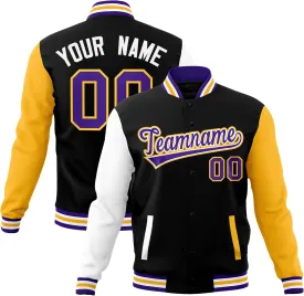 Custom Varsity Baseball Jacket Letteman Bomber Coats Casual Streetwear Stitched Name Number Logo for Men Women Youth