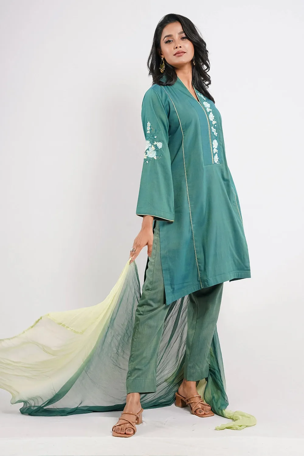 Embroidered 3 Piece Set
