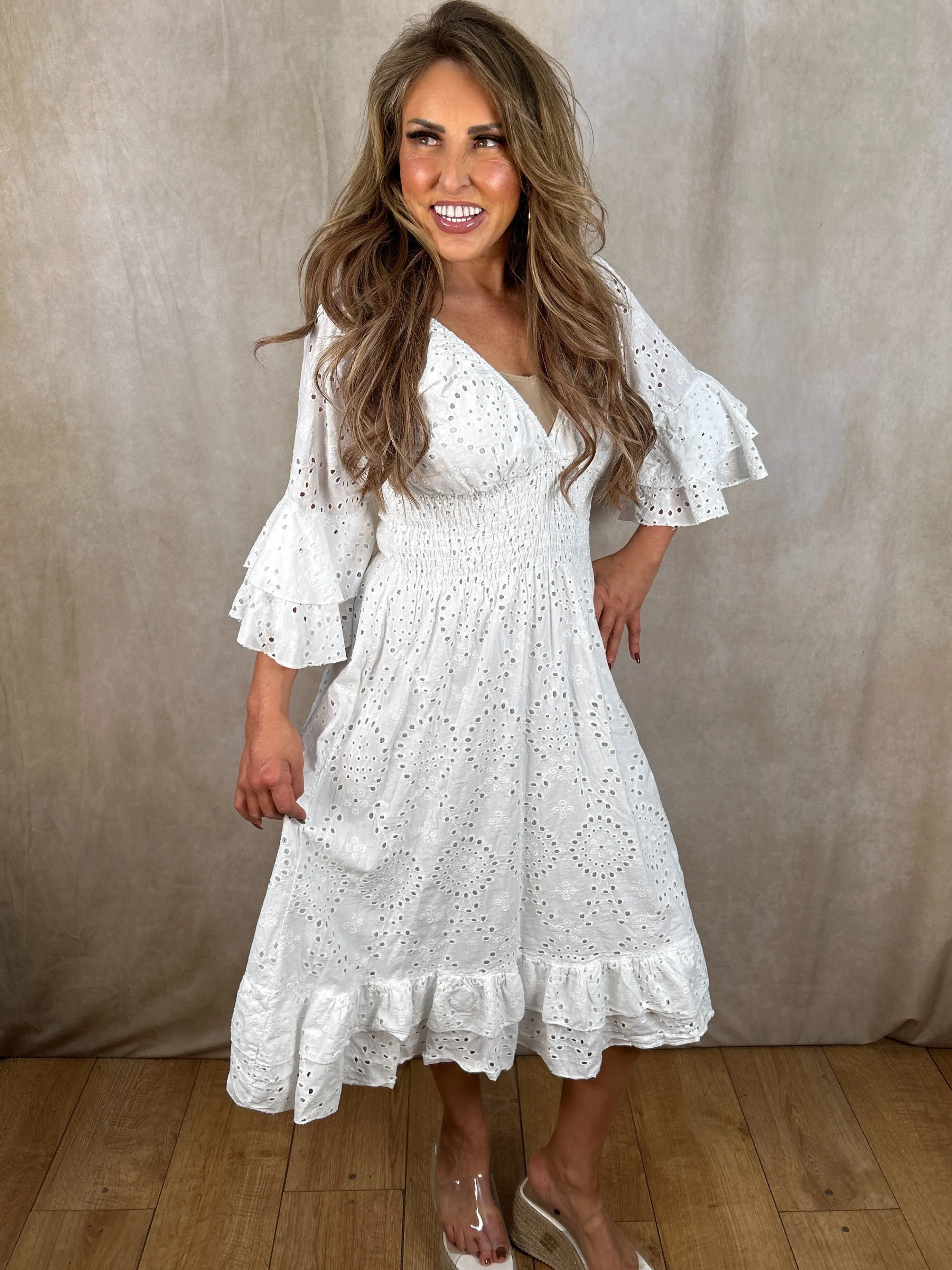 Erica Elasticated Dress