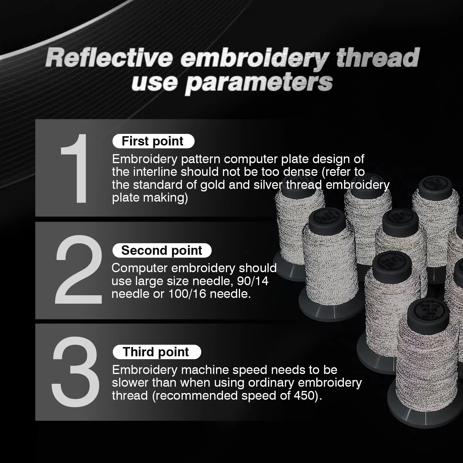 Excellent Reflective Embroidery Thread for Stylish & Safe Creations-200M(12 colors)