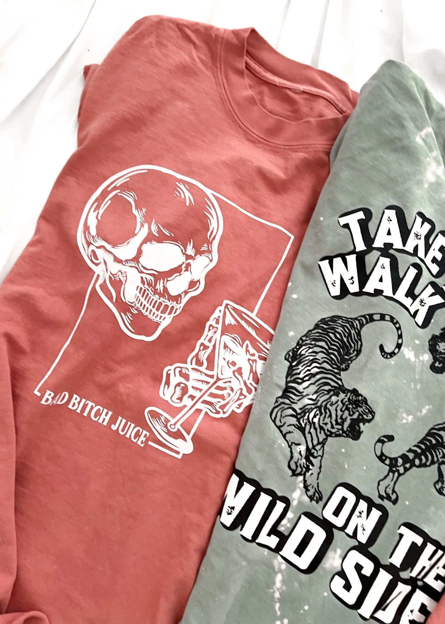 FINAL SALE: BAD BITCH JUICE SIDE SLIT TEE