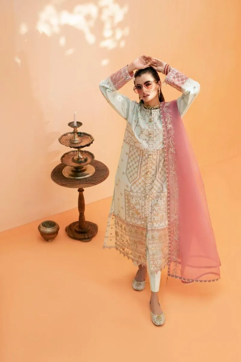Fozia Khalid - Moonlight Jade - Embroidered - 3 Piece