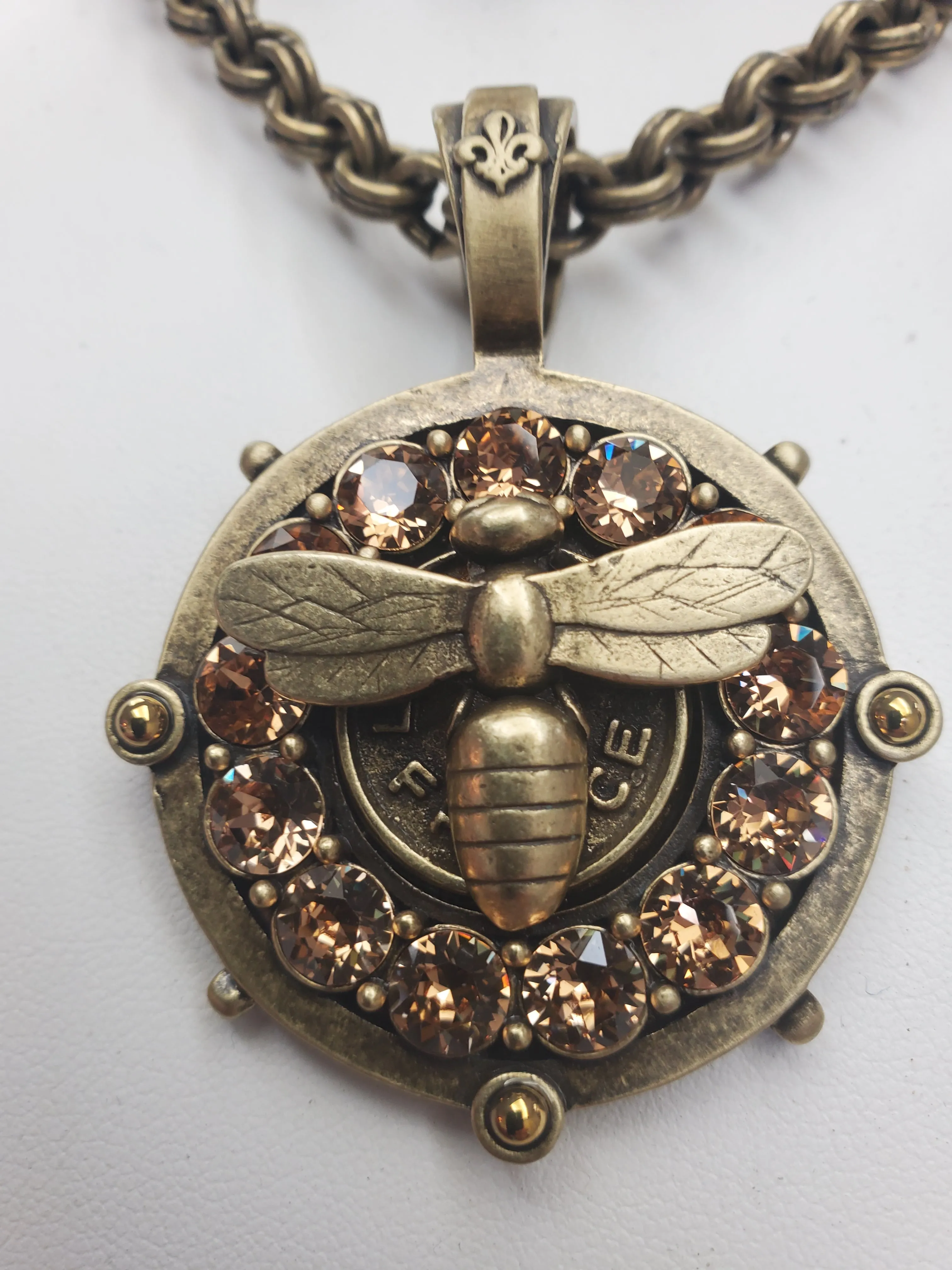French Kande The Lea Necklace-Pyrite