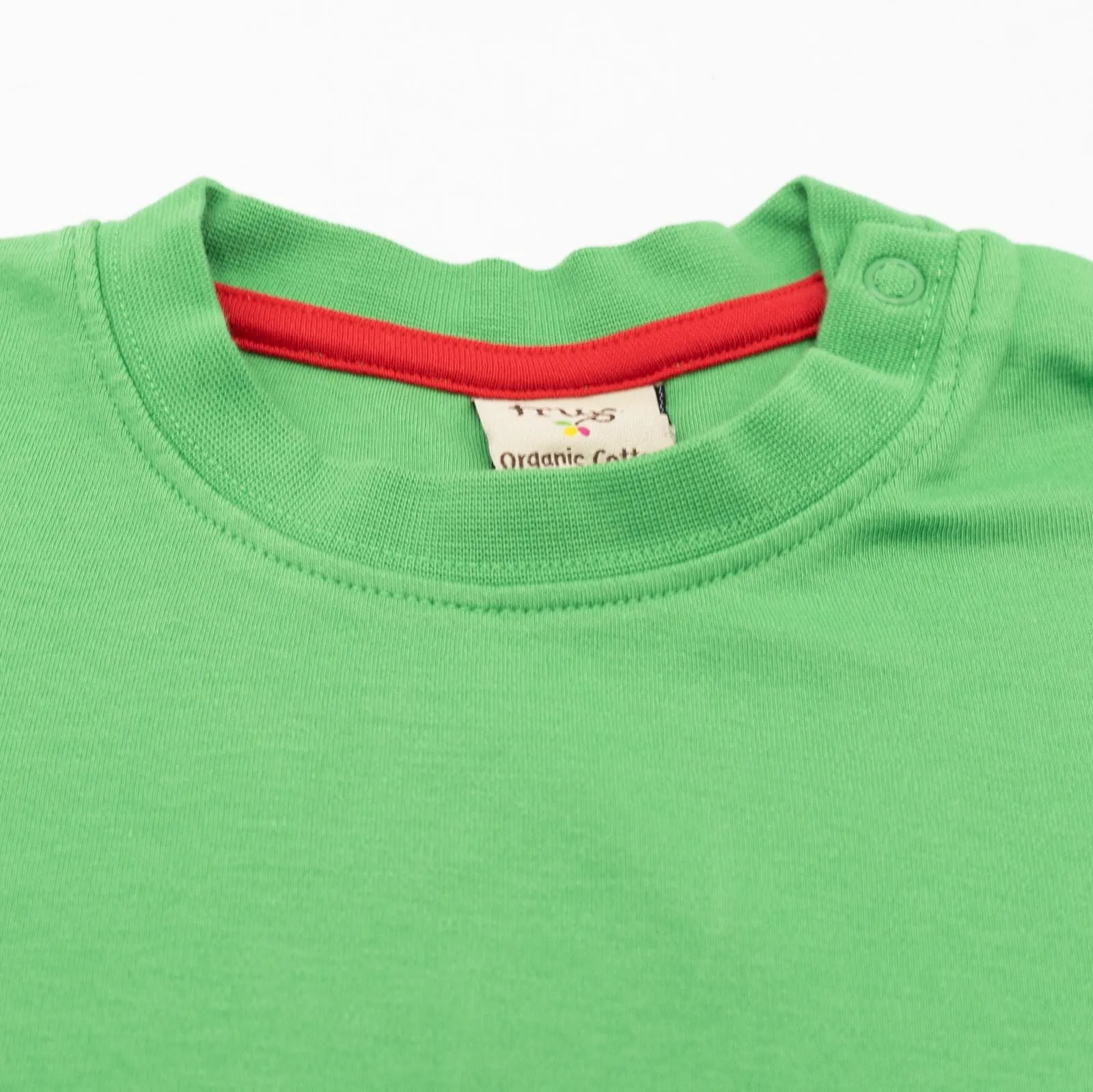 Frugi Boys T-Shirt Green Short Sleeve Summer Casual Kids Cotton Tops