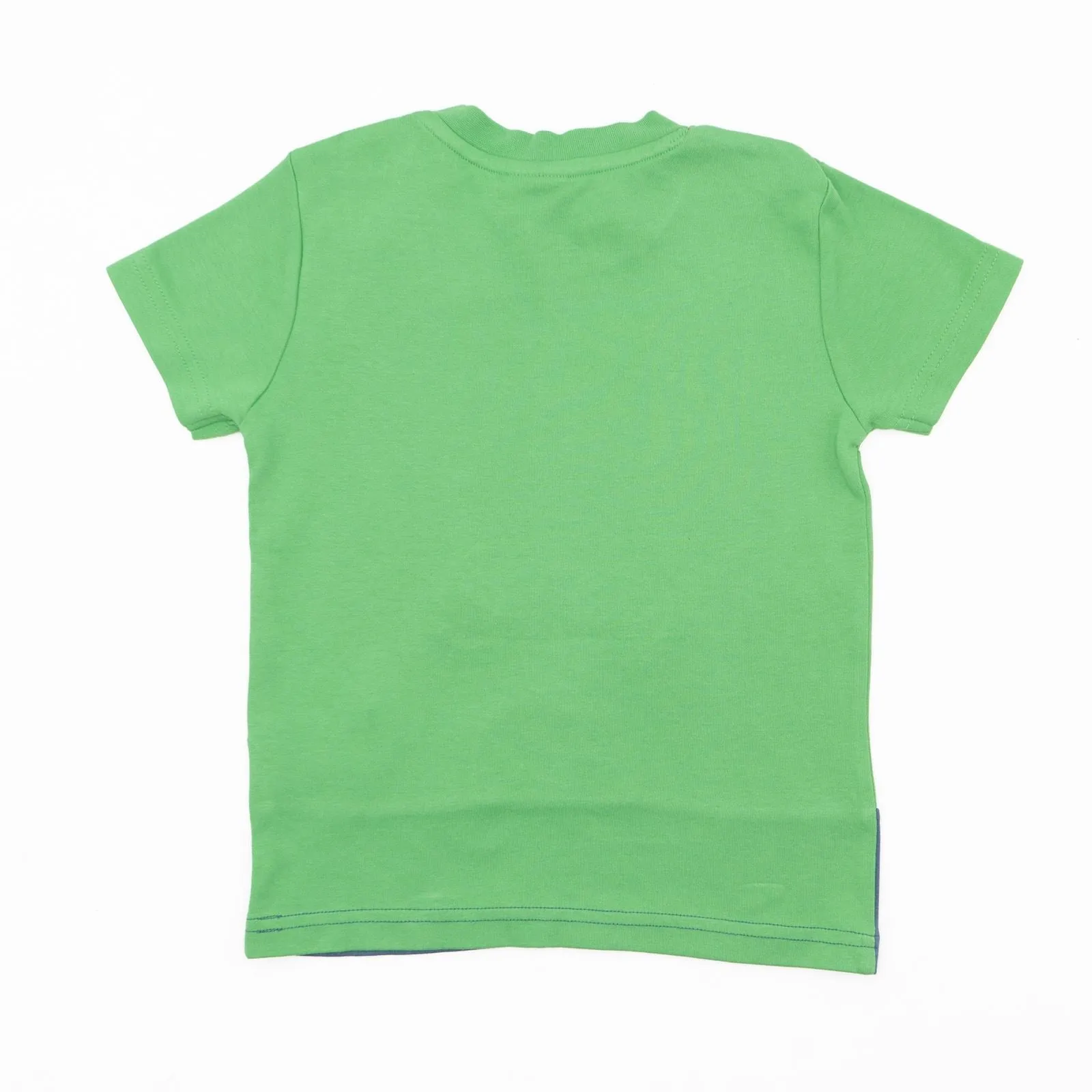 Frugi Boys T-Shirt Green Short Sleeve Summer Casual Kids Cotton Tops