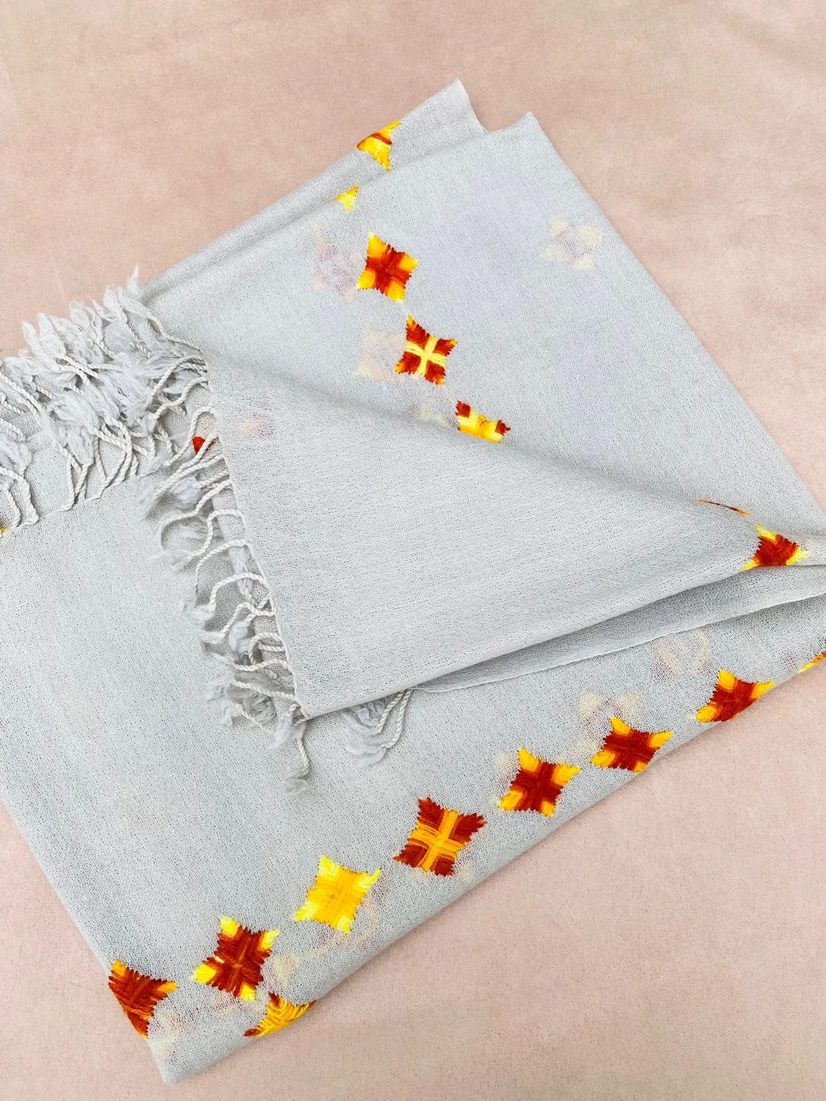 Hand-Woven Pure Woolen Shawl