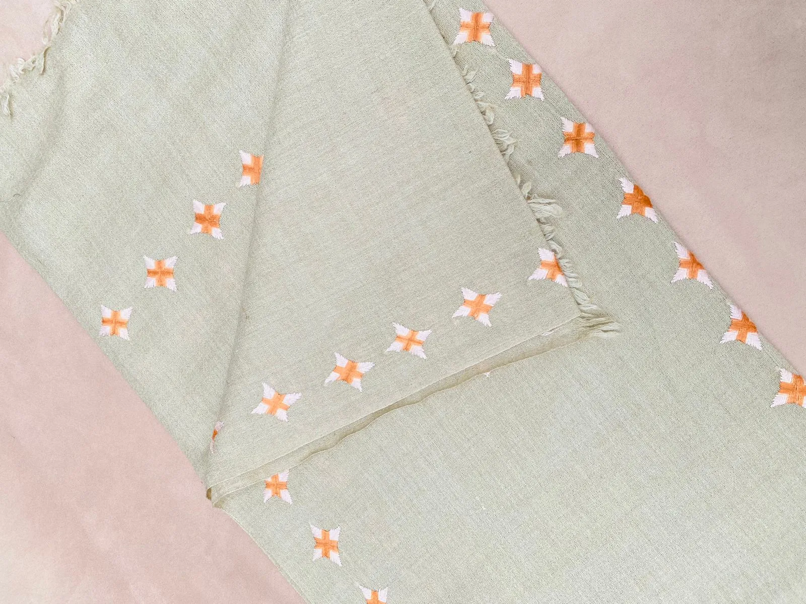 Hand-Woven Pure Woolen Shawl