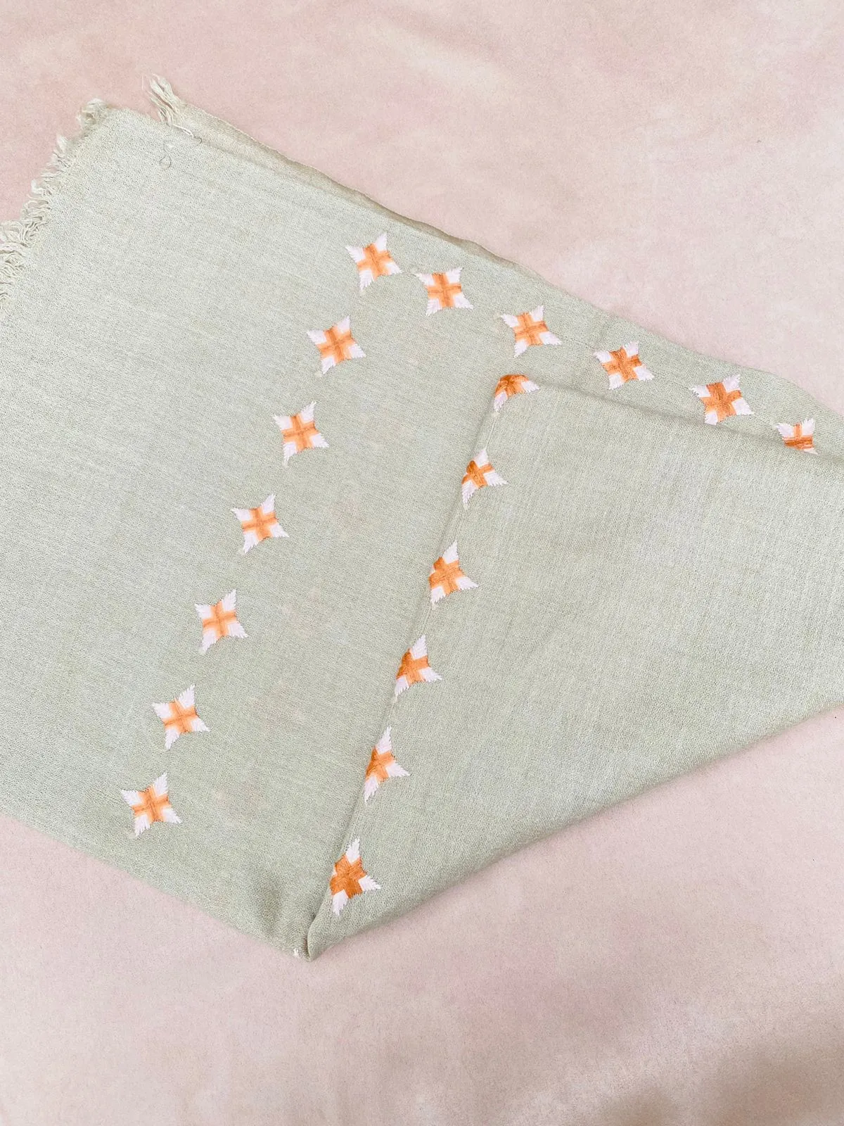 Hand-Woven Pure Woolen Shawl
