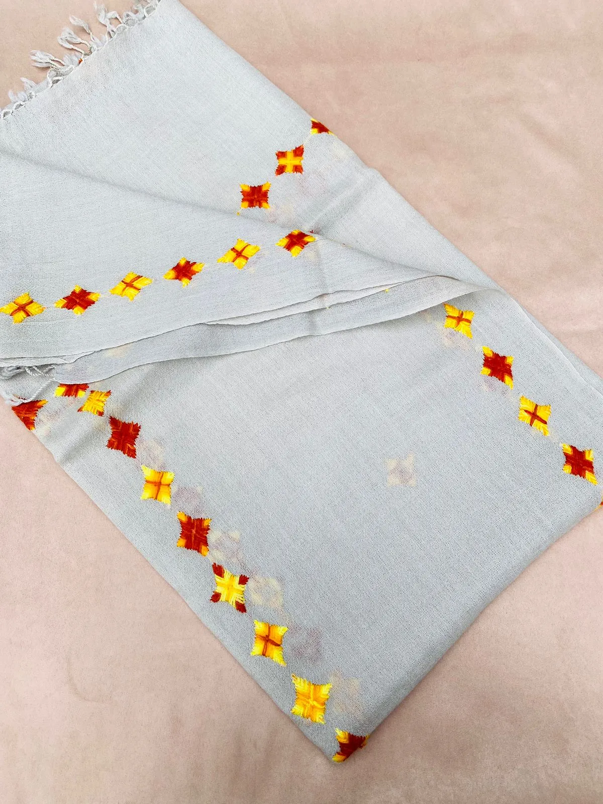 Hand-Woven Pure Woolen Shawl