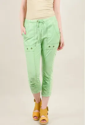 Hattie Crop Legging, Vault Green
