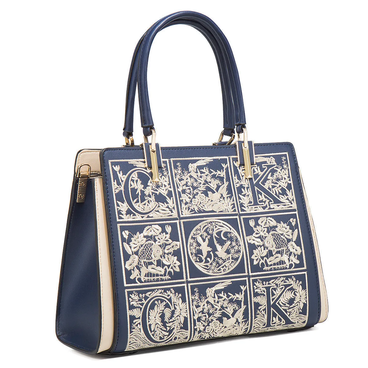 Medium-Sized Havilah Embroidery-Designed Fashionable Tote Bag
