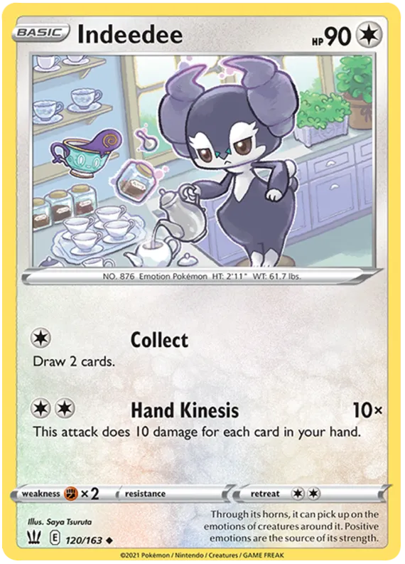 Indeedee (120/163) [Sword & Shield: Battle Styles]