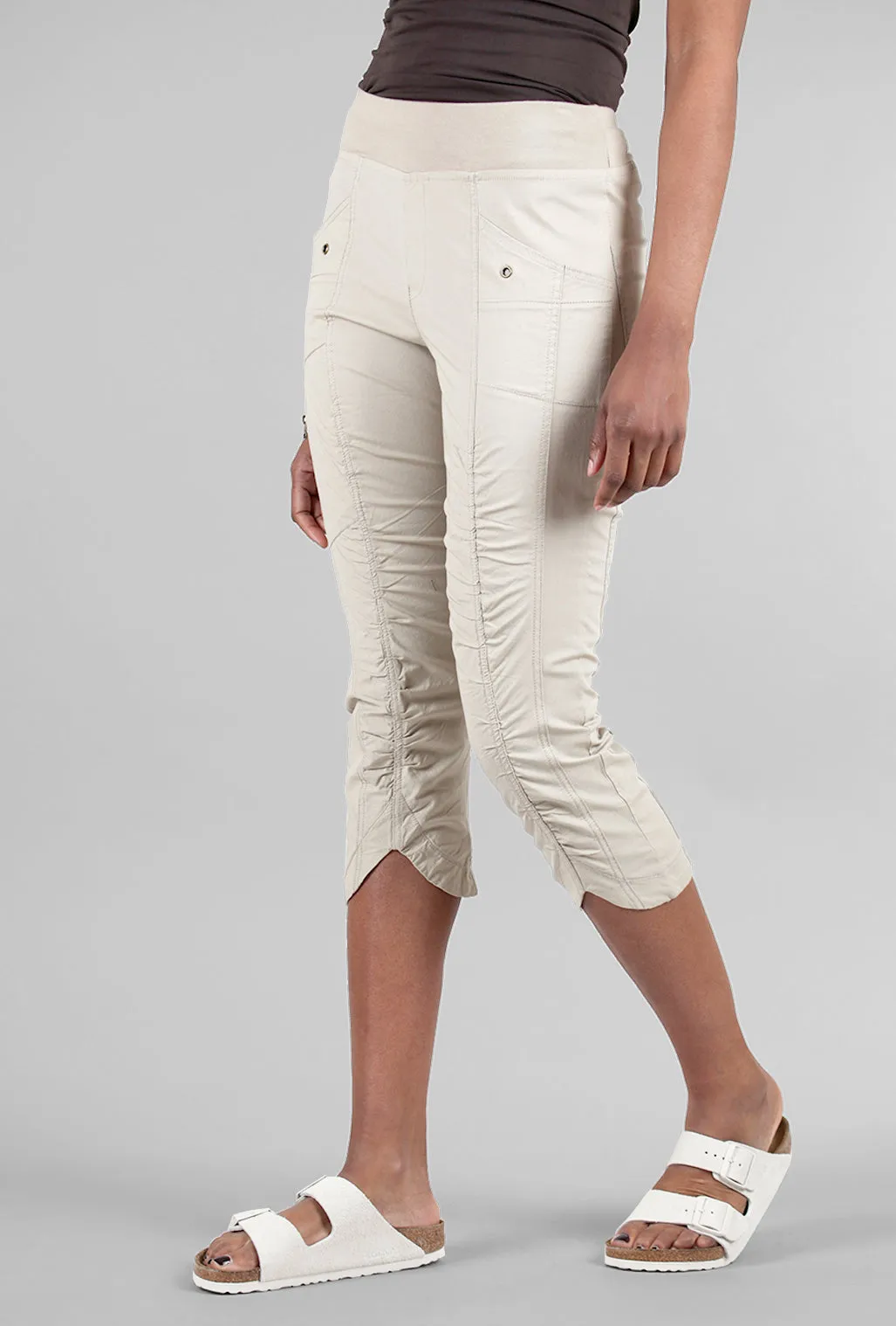 Iris Crop Pant, Sand
