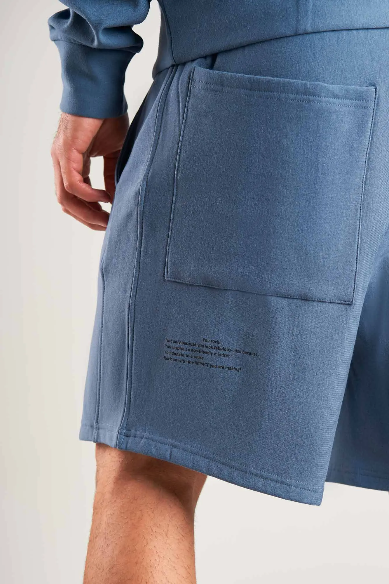 J010MI Organic Cotton & Bamboo Drawstring Shorts