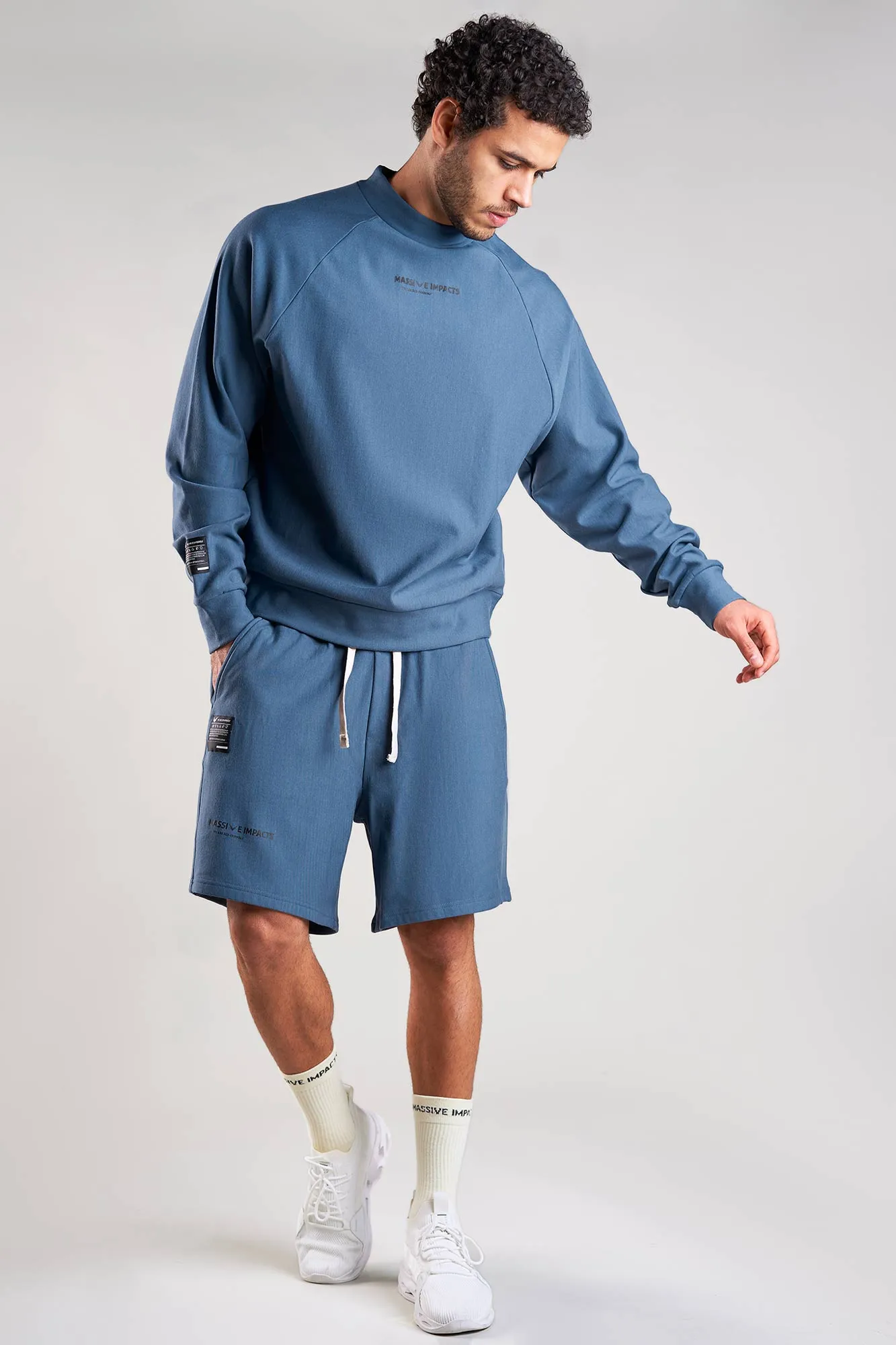 J010MI Organic Cotton & Bamboo Drawstring Shorts