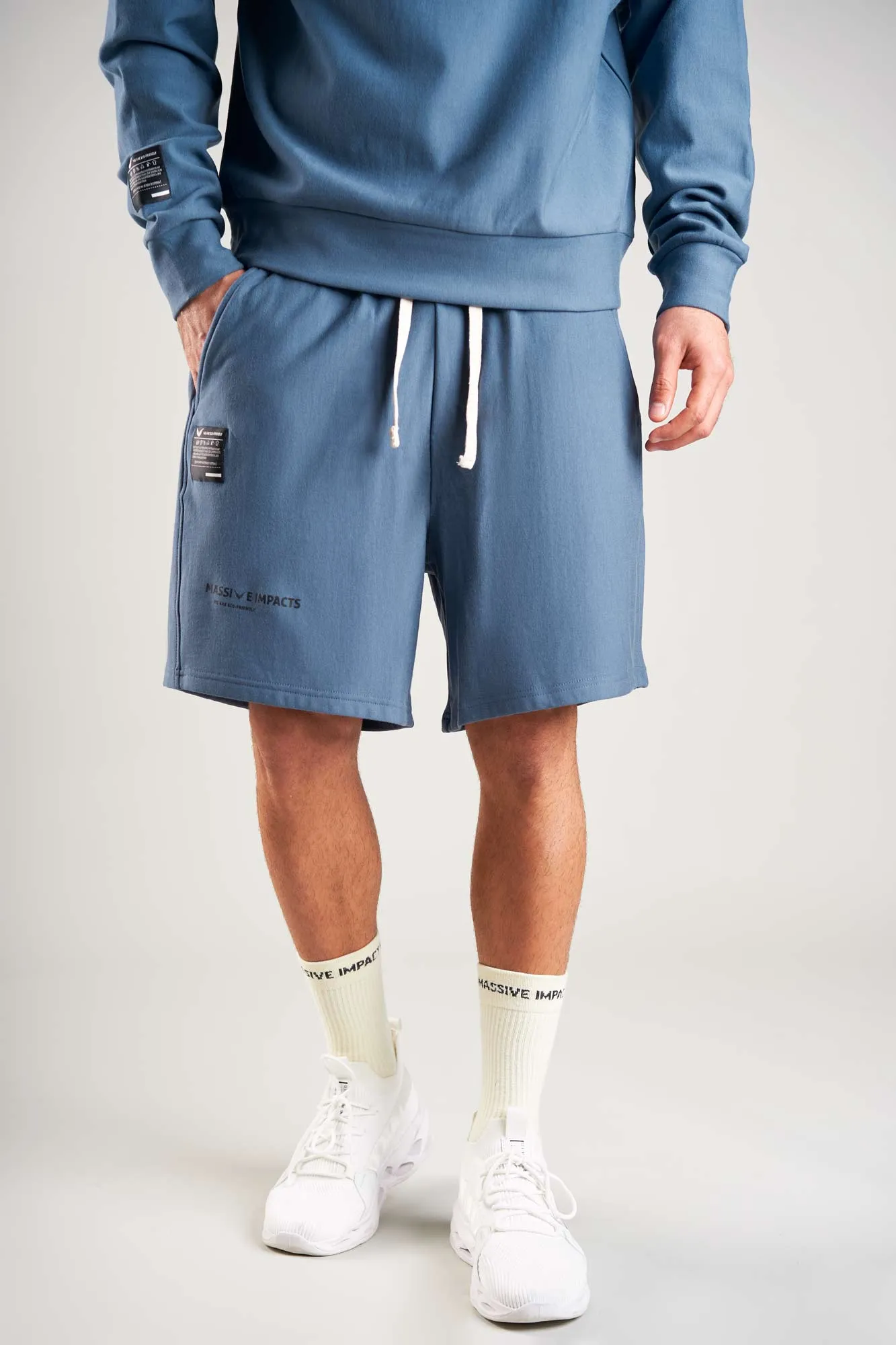 J010MI Organic Cotton & Bamboo Drawstring Shorts